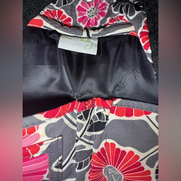 Vera Bradley Pink and Gray Floral Backpack - Picture 6 of 9